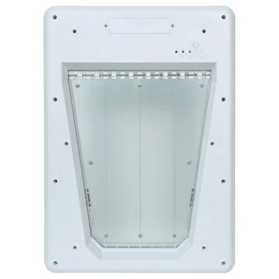 Immagine di PetSafe SmartDoor, Porta Cane Elettronica, Large, Ingresso Selettivo con 3 Opzioni di Accesso SmartKey, Chiusa, Aperta o Automatica, Attivazione Collare Programmazione fino a 5 Cani