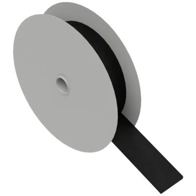 Immagine di Hebotec 11 KE20005FRT Nastro a strappo per raggruppare lato morbido e rigido (L x L) 5000 mm 20 Nero 5 m