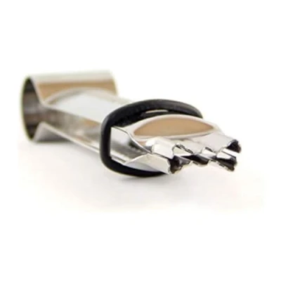 Immagine di PME Pinza dentellata ad arco, argento, L