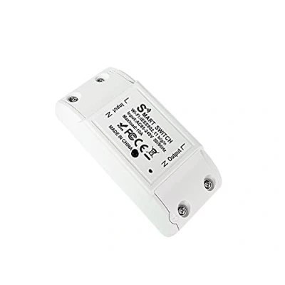 Immagine di proAMEDEN Smart Switch WiFi, 220 V, App Tuya/Smart Life, compatibile con Alexa e Google Home (WIFI 10A). (1, bianco)