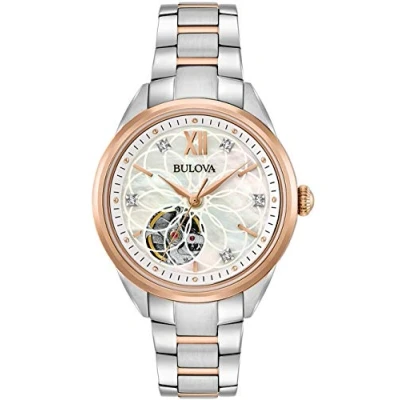 Immagine di Bulova Orologio Analogico Automaticamente Donne con Cinturino in Acciaio Inox 98P170