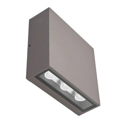 Immagine di Lucande Applique Trixy, angol., LED, est., grig. graf.