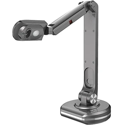 Immagine di JOYUSING telecamera e visualizzatore di documenti da 8 MP con Luci, Formato A3, funzione OCR, per demo dal vivo, Conferenze Web, Apprendimento a Distanza Windows, Mac, Chromebook