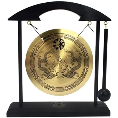 Immagine di juanxian Zen Art Ottone Feng Shui Desktop Gong (H1302)
