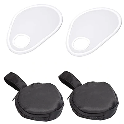 Immagine di 2 Pezzi Diffusore Flash per Fotocamera, Flash, Pieghevole Portatile con Custodia, Obiettivi Fotocamere Reflex, Accessori Lens