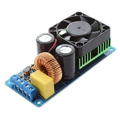 Immagine di DollaTek IRS2092S 500 W Amplificatore Digitale Mono Canale Classe D HiFi Scheda di Potenza con Ventola