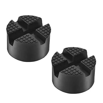 Immagine di DEDC Jack Pad Adattatore Universale per Martinetto da Pavimento Cuscinetto in Gomma con Saldatura Nero (2)