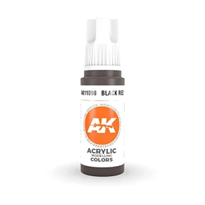 Immagine di AK Interactive 3rd Gen Acrylic Black Red 17ml