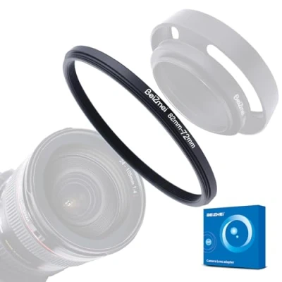 Immagine di 82mm a 72mm Anelli Adattatore Filtro Lente Compatibile con tutte le Obiettivo UV ND CPL filtro,82mm lens to Ring