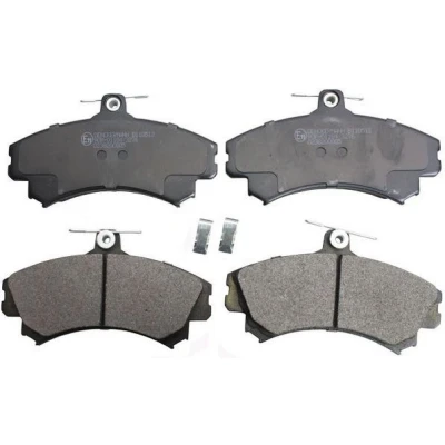 Immagine di DENCKERMANN B110513 Kit pastiglie freno Assale anteriore con segnalatore acustico usura MITSUBISHI: Space Star, Carisma Sedan