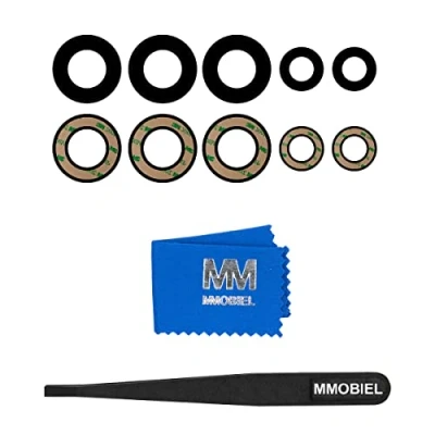 Immagine di MMOBIEL Vidrio para Lente Cámara Trasera Compatibile con Samsung Galaxy A33 5G 2022 Cristal de la Objetivo Posterior Reemplazo incl. Pinzas y Limpiador