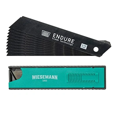 Immagine di 10 Lame da taglio 100 x 18 0,5mm WIESEMANN 1893 I Standardizzato per tutte le frese comuni Dalla serie ENDURE Con pratica scatola 81598