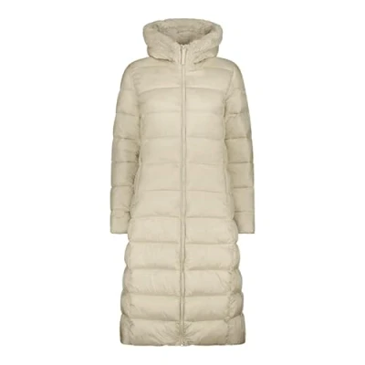 Immagine di CMP Cappotto da donna in nylon con cappuccio fisso, Vaniglia, 44