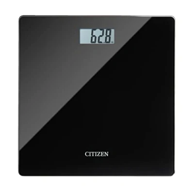Immagine di CITIZEN HMS324 Bilancia pesapersone Design sottile, risultati delle misurazioni precedenti, tecnologia Step On, display LCD e vetro ad alta resistenza