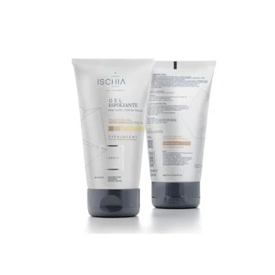 Immagine di ISCHIA EAU THERMALE Gel Detergente Esfoliante Viso e Occhi per Pelli Miste Grasse Delicato con Microgranuli di Perlite No alcool Paraben Free Formato 150 Ml