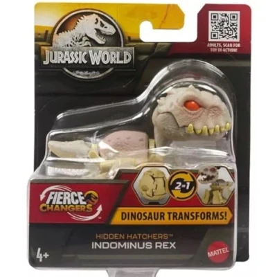 Immagine di Jurassic World Fierce Changers Hidden Hatchers Dinosaur Transforms 2 in 1 (Indominus Rex)