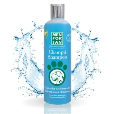 Immagine di Shampoing pour animaux de compagnie Menforsan Chien Eliminateur d&#039;odeurs (300 ml)