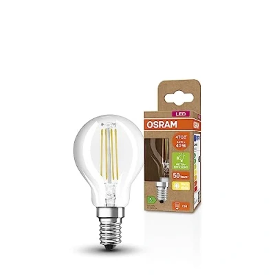 Immagine di OSRAM 4099854066290 LED (monocolore) ERP B (A G) E14 Globe (mini) 2.5 W = 40 Bianco caldo (Ø x A) 45 mm 1 pz.