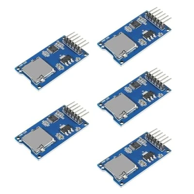 Immagine di GERUI 5pcs SPI Reader Micro Memoria SD TF Scheda Memory Card Shield Modulo compatibile con Arduino