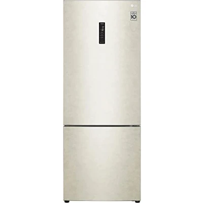 Immagine di LG GBB567SECMN Frigorifero Combinato Total No Frost, 462L, Larghezza 70cm, Wi Fi, Door &amp; Linear Cooling, Cassetto Fresh Balancer, Display esterno, Compressore Smart Inverter, Diagnosis, Sabbia