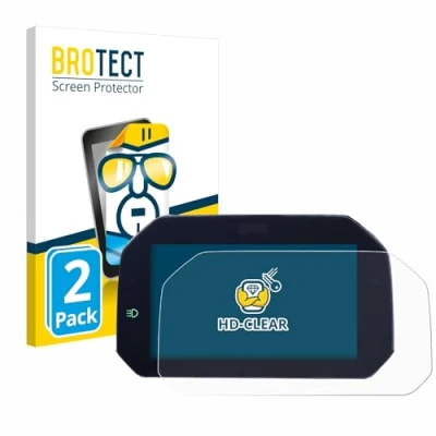 Immagine di brotect Pellicola Protettiva per BMW F850GS 2018 2020 Connectivity TFT 6.5&quot; Protezione Schermo (2 Pezzi) [Trasparente, Anti Impronte]