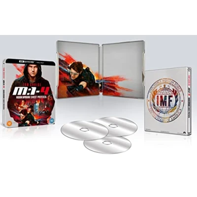 Immagine di Mission: Impossible 4 Ghost Protocol 4K UHD + Blu ray Steelbook [Region A &amp; B C]