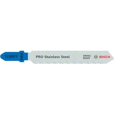 Immagine di Bosch Accessories 2608636496 Lama per seghetto alternativo T 118 GFS Basic for Inox 5 pz.