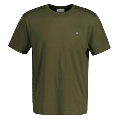 Immagine di GANT REG Shield SS Tshirt basic, Uomo, Taglia: Medium, Juniper green