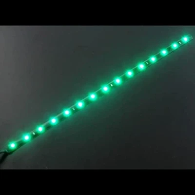 Immagine di Lumonic LED Strip 0,3m striscia verde 12V IP65 18LEDs 60 LED/m SMD2835 I 30cm, LED, banda luminosa a