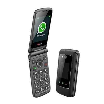 Immagine di TTfone Titan TT950 Whatsapp 3G Touchscreen Senior Big Button Flip Cellulare EE Pay As You Go