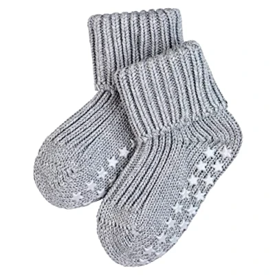 Immagine di Falke Catspads Cotton Softtop Suitable FOR Diabetics Calze per bambini, Taglia: 74/80, Light grey