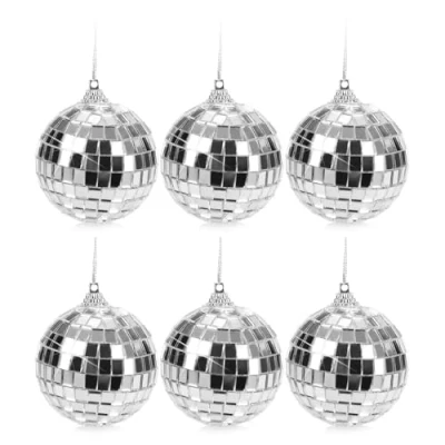 Immagine di com four® 6X Palla da Discoteca con specchi Appendere per Feste Come Capodanno, Compleanno, Festa a Tema Ø 6 cm (Ø 6cm)
