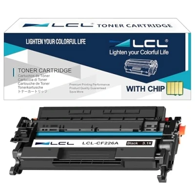 Immagine di LCL Cartucce di Toner Compatibile 26A CF226A (1 Nero) Sostituzione per HP LaserJet Pro M402n M402d M402dn M402dne M402dw MFP M426 M426dw M426fdn M426fdw