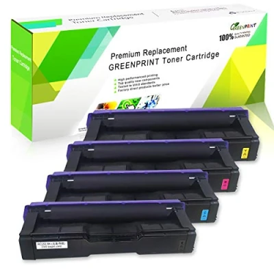 Immagine di GREENPRINT Cartucce Toner 4 Colori Compatibili SP C250 C261 Alta Capacità 2300 Pagine per RICOH Aficio C250DN C250SF C261SFN C261SFNw C261DNw C260 C260DNW C260SFNW Stampanti Laser