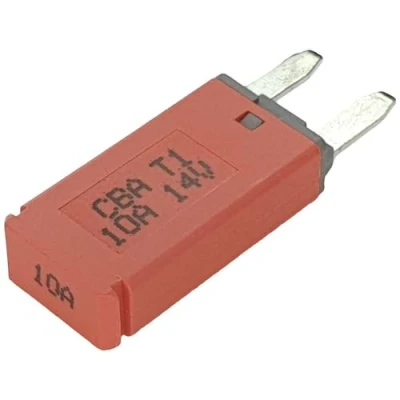 Immagine di Hansor CBA1 1014 Interruttore automatico fusibile piatto standard 10 A Rosso 1 pz.