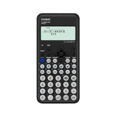 Immagine di Casio FX 82SP CW Calcolatrice scientifica, consigliata per il curriculum spagnolo e portoghese, 5 lingue, più di 300 funzioni, colore grigio scuro
