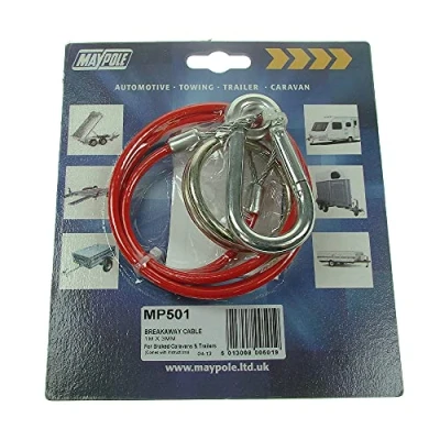Immagine di Maypole MP501 Cavo Breakaway in PVC, 1 m x Ø 3 mm, Colore: Rosso