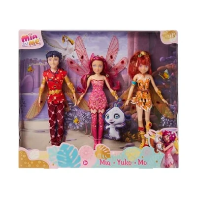 Immagine di Simba Mia and Me Set di bambole Yuko, Mo, 3 elfi con ali e gambe mobili, da gioco, a partire dai anni in su