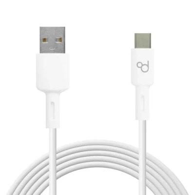 Immagine di OcioDual Cavo USB Tipo C 1,5m 6A 148BA Caricabatterie Carica Rapida Ricarica e Dati Bianco per Cellulari Smartphones Tablets
