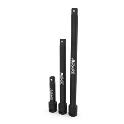 Immagine di LEXIVON Prolunga inserti per avvitatore, Estensione da 3/8&quot;, a bussola avvitatore Makita, Milwaukee, Bosch, chiave dinamometrica e cricchetto, 3 pezzi, (LX 114)