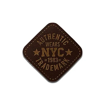 Immagine di Pelle Authentic Wears NYC Toppe termoadesive Patch Toppa ricamate, misura: 3 x cm