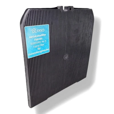 Immagine di DL pro filtro ai carboni attivi adatto per Falmec 103050107 Nr. 3 tipo B cappa aspirante