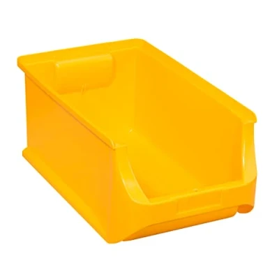 Immagine di Allit 456214 Cassetta impilabile da magazzino (L x A P) 205 150 355 mm Giallo 1 pz.