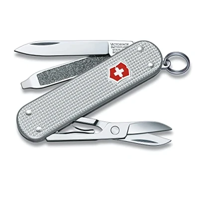 Immagine di Victorinox, Classic SD Alox, Coltellino Svizzero, Originale, Multiuso, Campeggio, 5 Funzioni, Lama, piccola, Lima per unghie