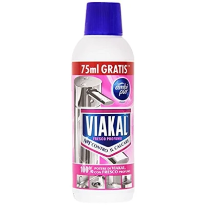 Immagine di Viakal Disincrostante e detergente liquido, profumo fresco 500 ml [Confezione da 3]
