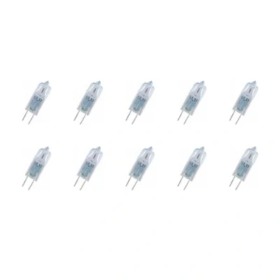Immagine di Osram Halostar Starlite 64415 S Confezione da 5 pezzi, 10 Watt, 12 Volt, G4, luce bianca calda, 2800 Kelvin, lampadina alogena, dimmerabile, 130 lumen