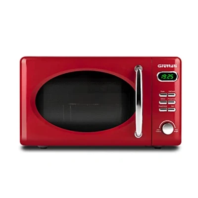 Immagine di G3 Ferrari G10155 Microonde Vintage Combinato Digitale &quot;Sapormio Vintage&quot;, 1150W, 20 Litri, 8 Programmi, Rosso