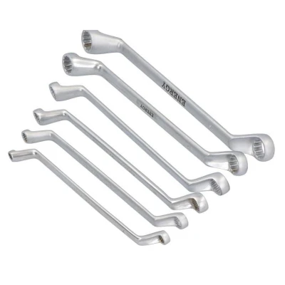 Immagine di ENERGY NE01001SK6 Kit chiavi ad anello doppie 6x7, 8x9, 10x11, 12x13, 14x15, 16x17 mm 6 Acciaio al cromo vanadio