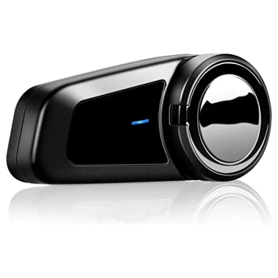 Immagine di QSPORTPEAK Interfono casco moto bluetooth,M2 sistema bluetooth per 6 ciclisti/portata 1000m, connettersi con qualsiasi auricolare Bluetooth(1 pezzi)