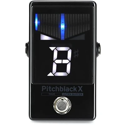 Immagine di KORG PB X TUNER, Accordatore Cromatico a Pedale, Commutazione True Bypass e Ultrabuffer, LED METER Elevata Luminosità, con 4 Modi Visualizzazione, Colore Nero